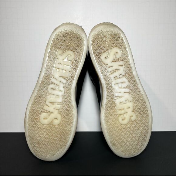 Boys SKECHERS Energy Lights Black Lace Up Sneakers / Size 6 - Picture 8 of 11